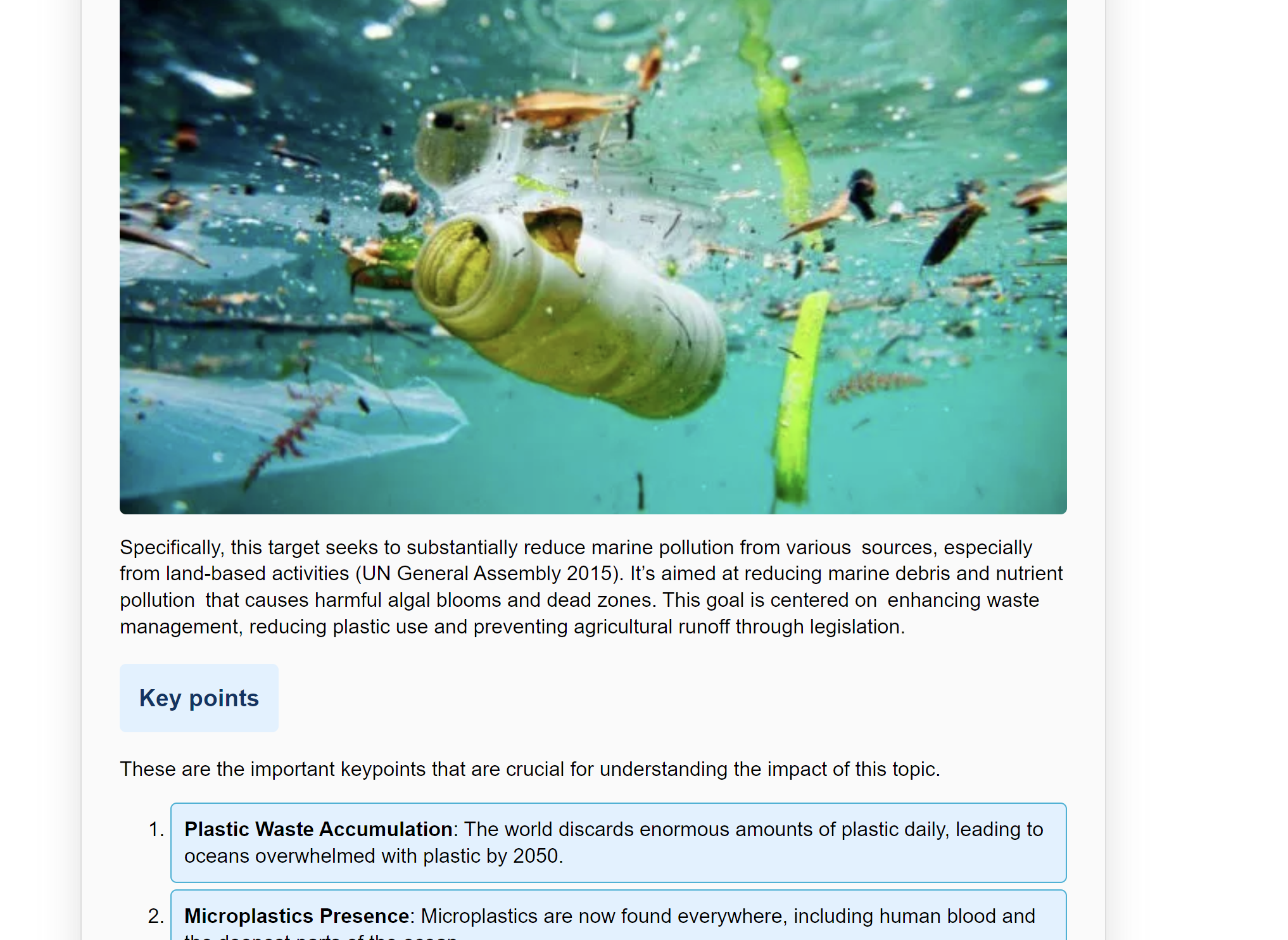 Content page snapshot